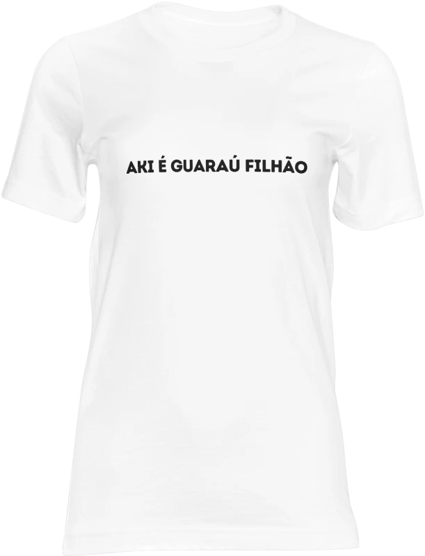 Camiseta "Aki é Guaraú filhão" – Estilo Local com Atitude