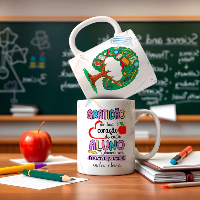 Caneca Dia dos Professores- Gratidão
