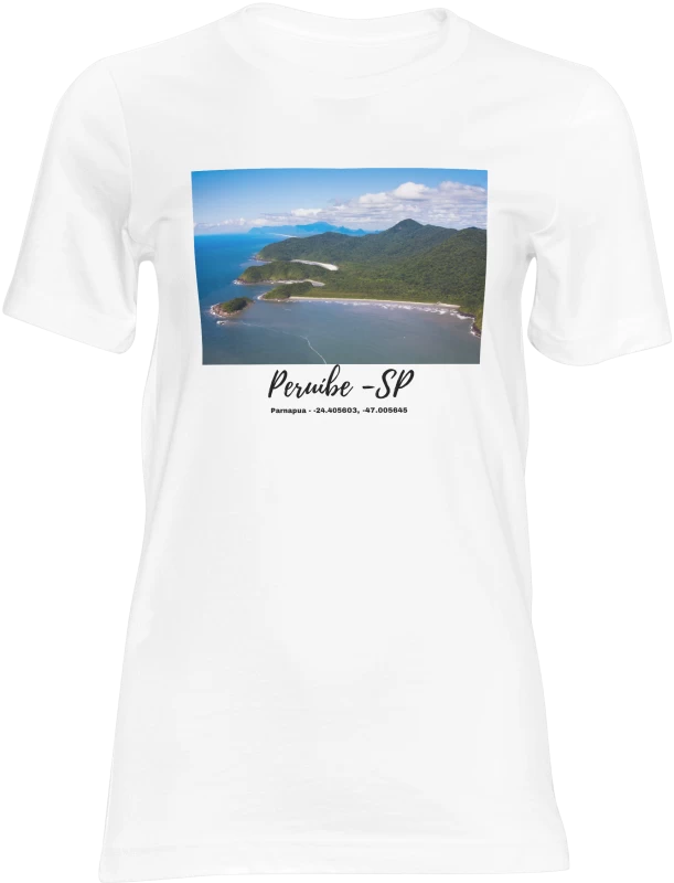 Camiseta Parnapuã Peruíbe – Natureza e Tradição em Estampa Temática