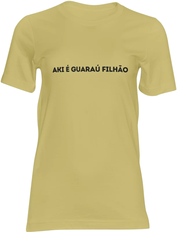 Camiseta "Aki é Guaraú filhão" – Estilo Local com Atitude