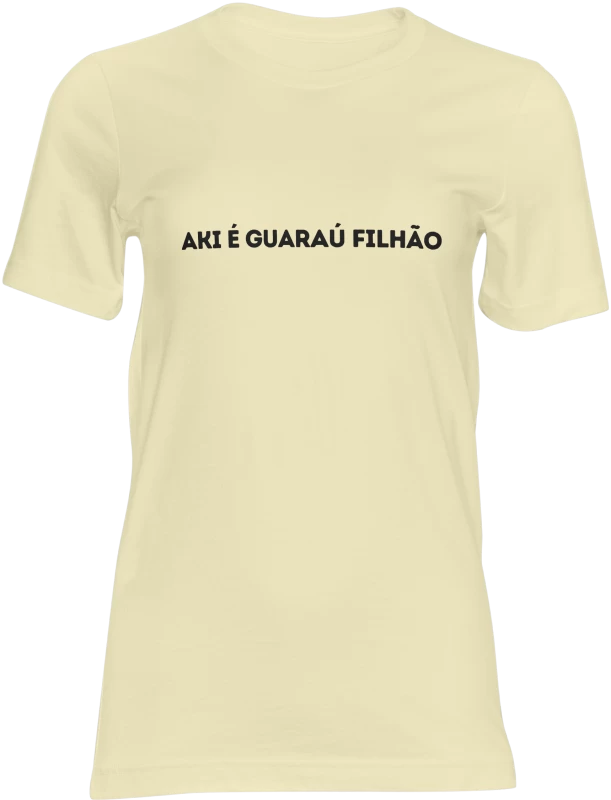 Camiseta "Aki é Guaraú filhão" – Estilo Local com Atitude
