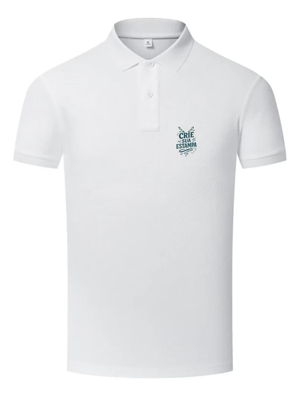 Camisa Polo Branca Personalizada com Logo – Malha Piquet Uniforme Profissional