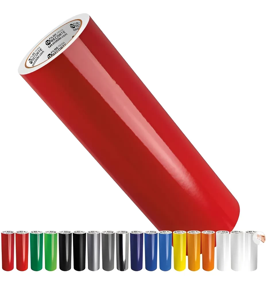 Adesivo Vinil Vermelho 30cm x 1m – Resistente e Versátil