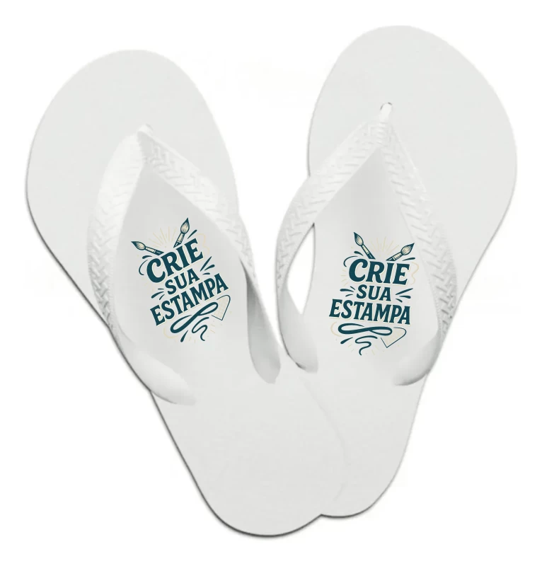 Chinelo Personalizado Sublimado – Conforto, Estilo e Sua Arte em Destaque
