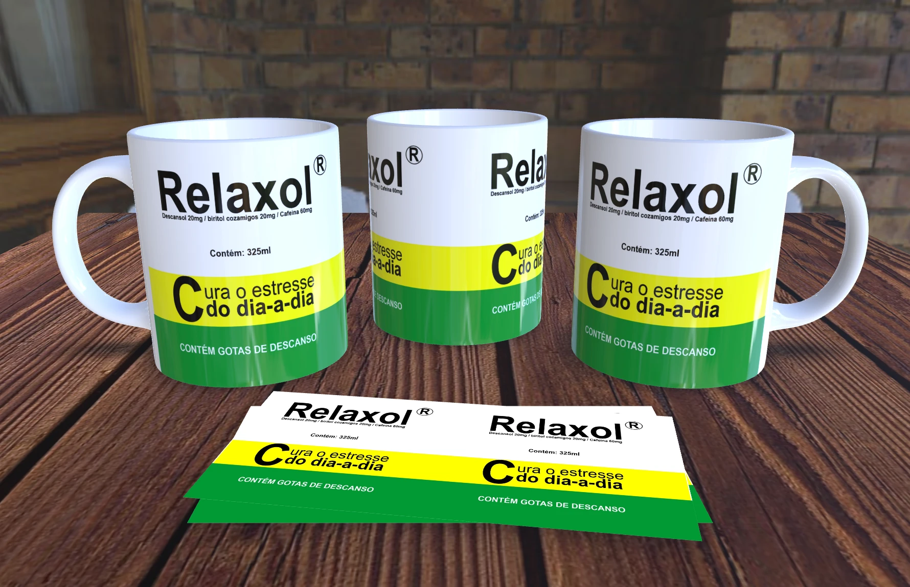 Caneca Personalizada Bula na Caneca - Relaxol - Presente Criativo