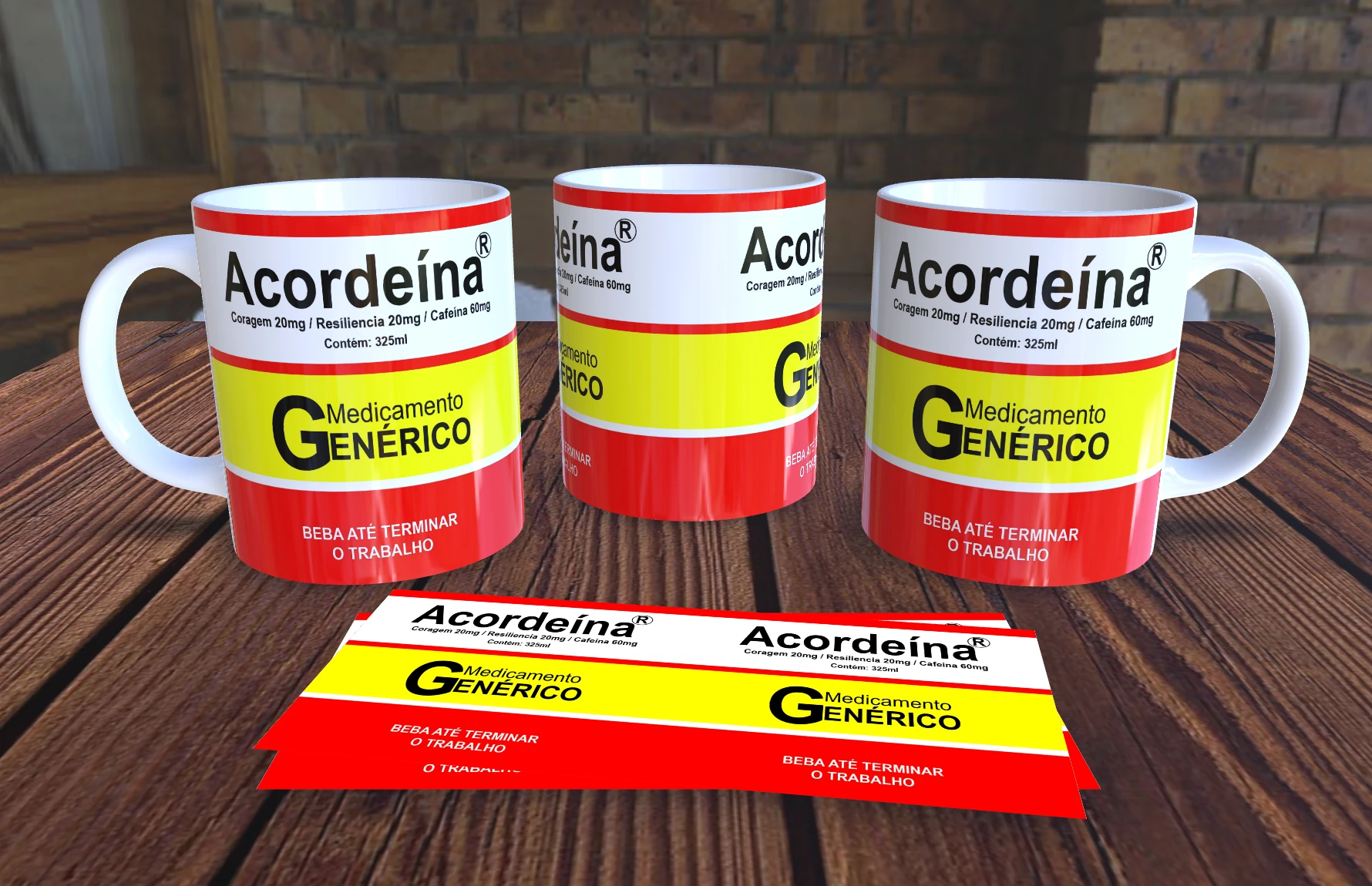 Caneca Personalizada Bula na Caneca - Acordeína - Presente Criativo