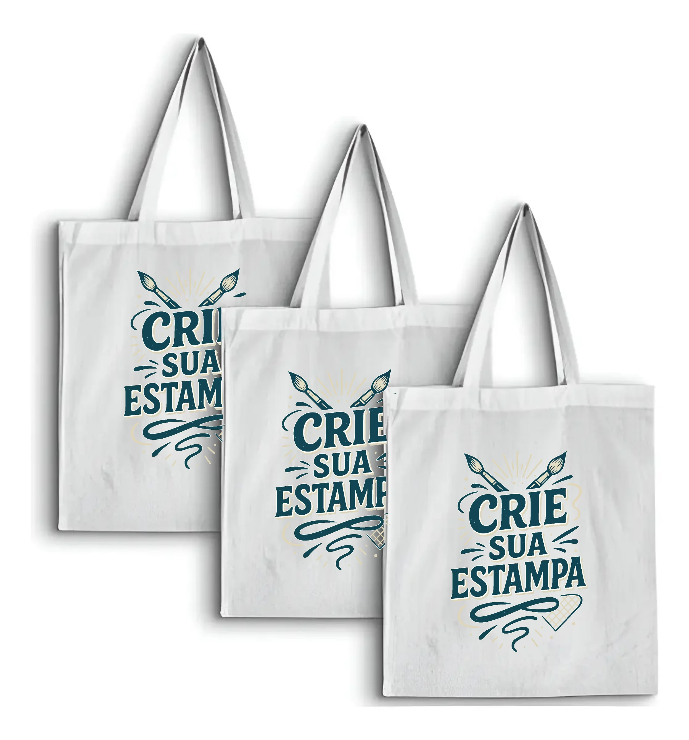 Ecobag Personalizada 25x30 cm em Poliéster - Sacola Personalizada com Foto, Logo, Nome ou Estampa
