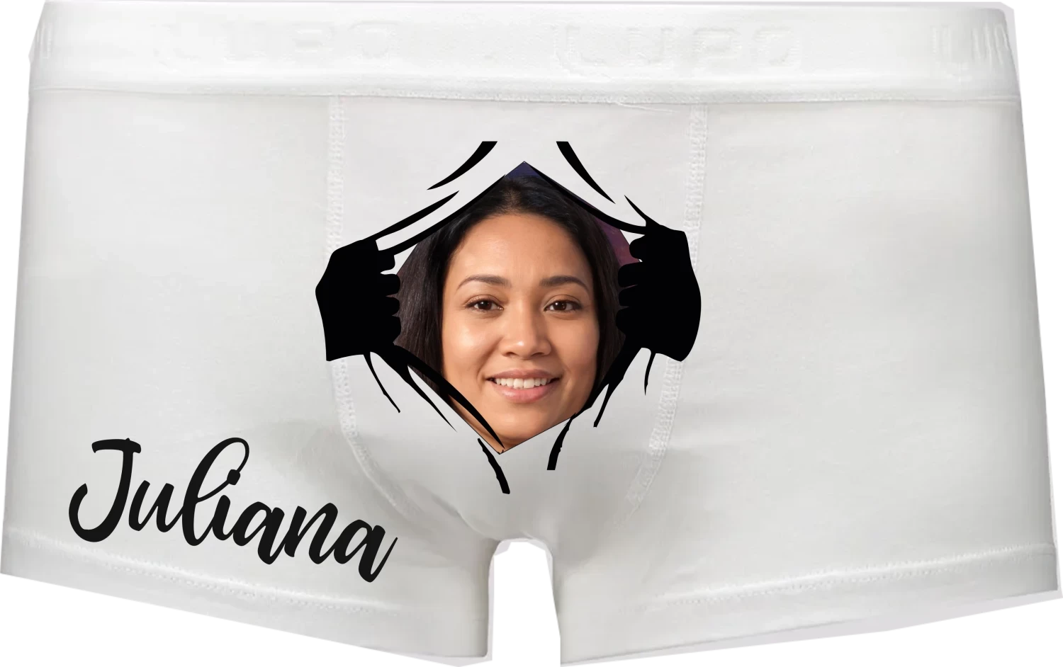 Modelo 25 - Cueca Boxer Personalizada com Foto