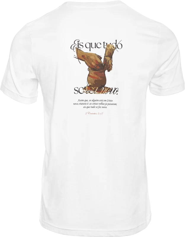 Camiseta Oversize -  Eis que tudo se fez novo -  Canaã Company