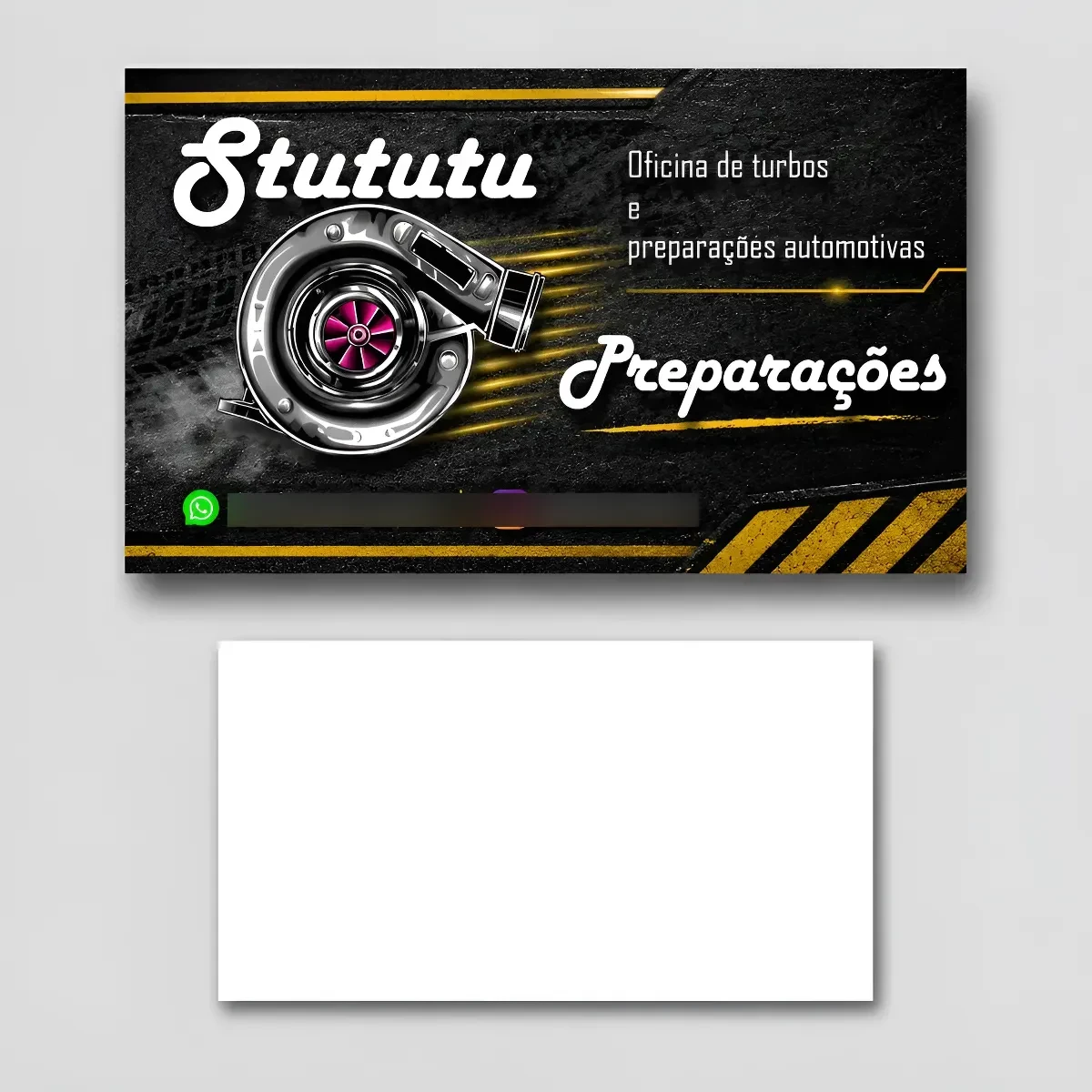 Cartão de Visita Personalizado — 1000 Unidades | 4x9 cm | Impressão Colorida Profissional