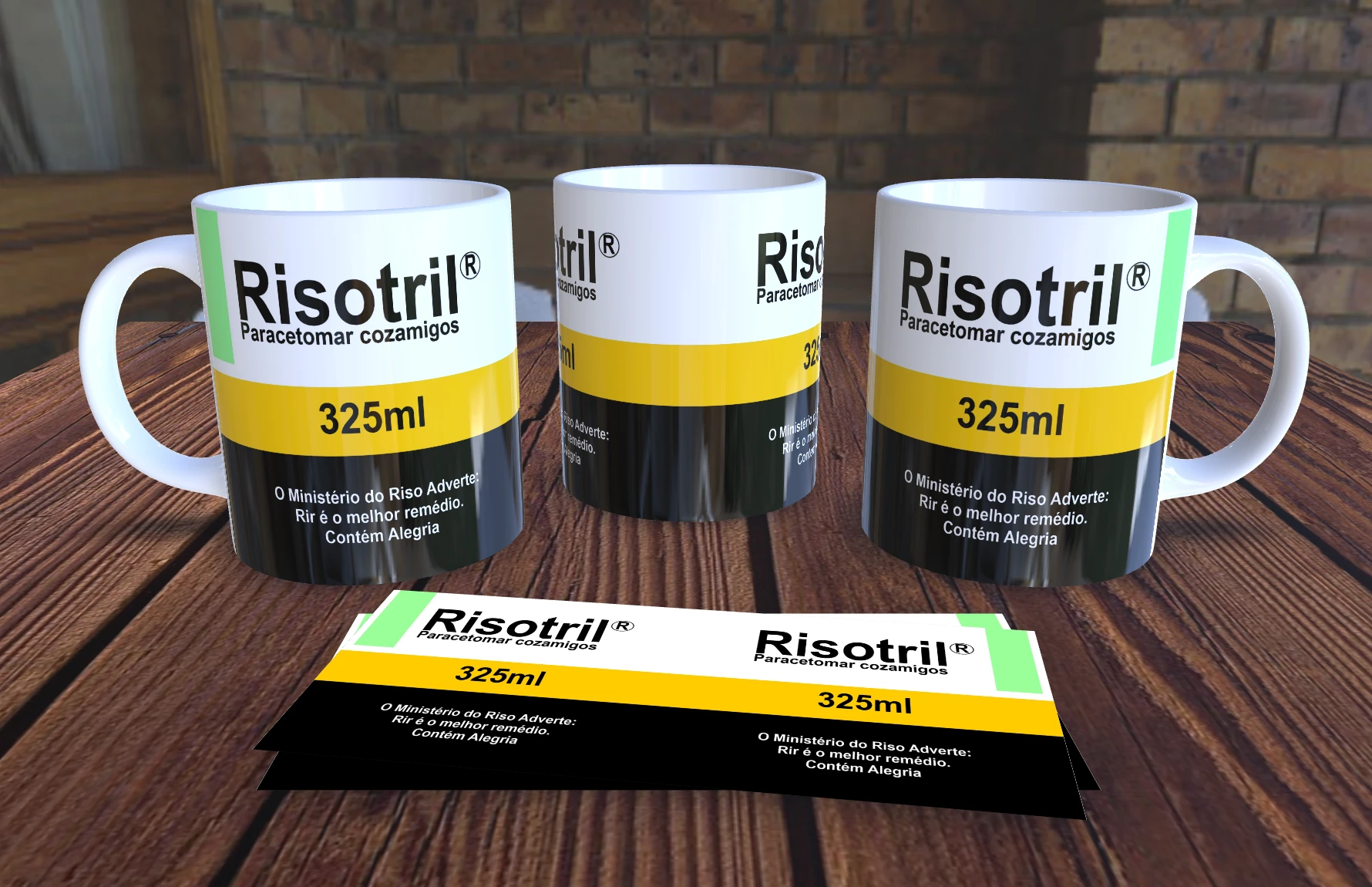 Caneca Personalizada Bula na Caneca - Risotril - Presente Criativo