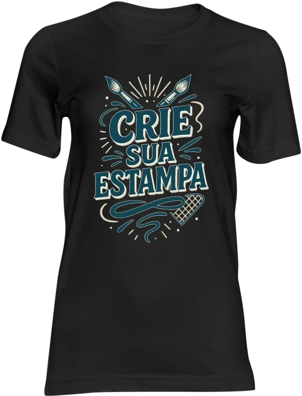 Camiseta Dry Fit Preta 100% Poliéster Personalizada — Tecnologia e Estilo no seu Treino!