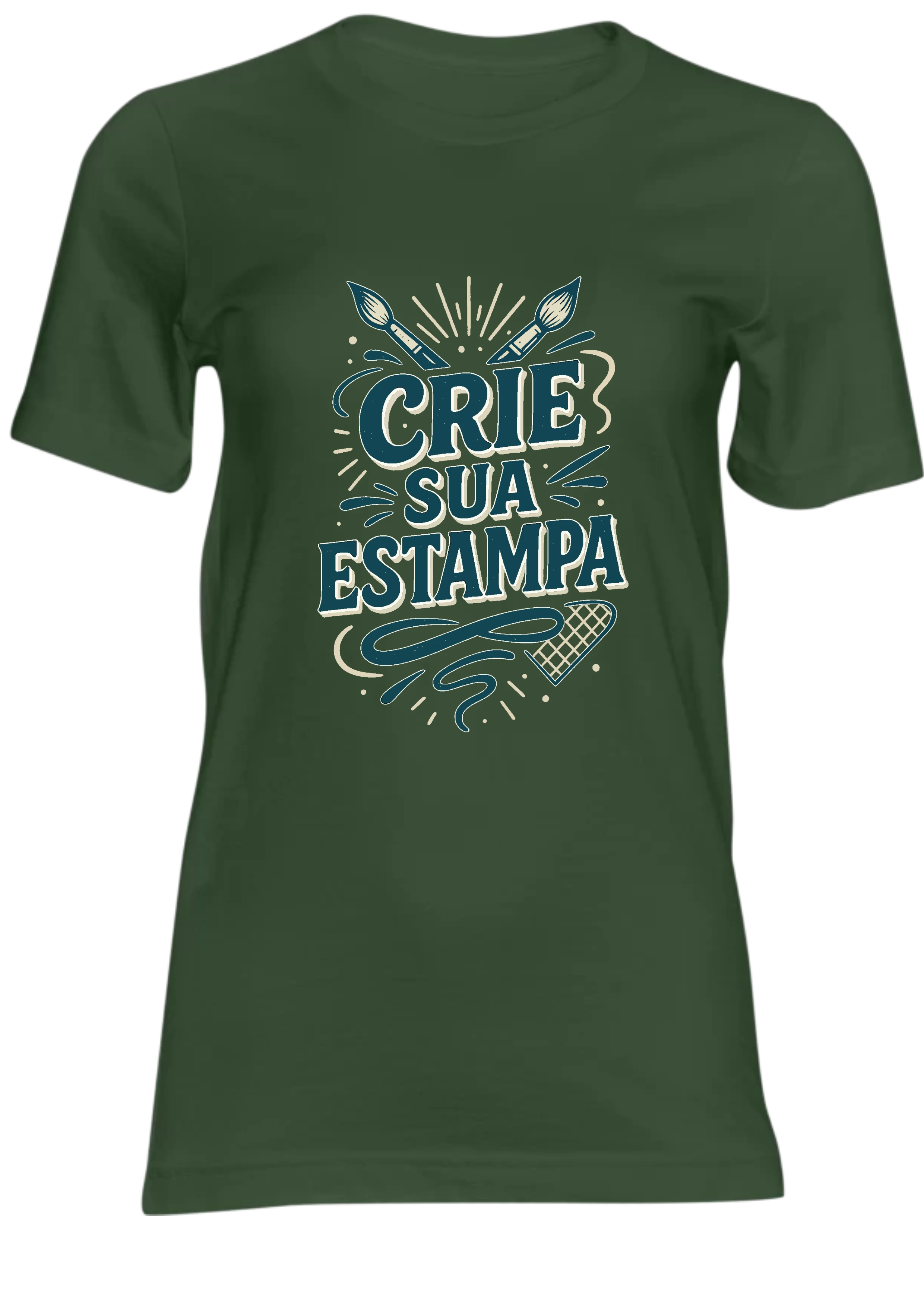 Camiseta Dry Fit Verde 100% Poliéster Personalizada — Tecnologia e Estilo no seu Treino!