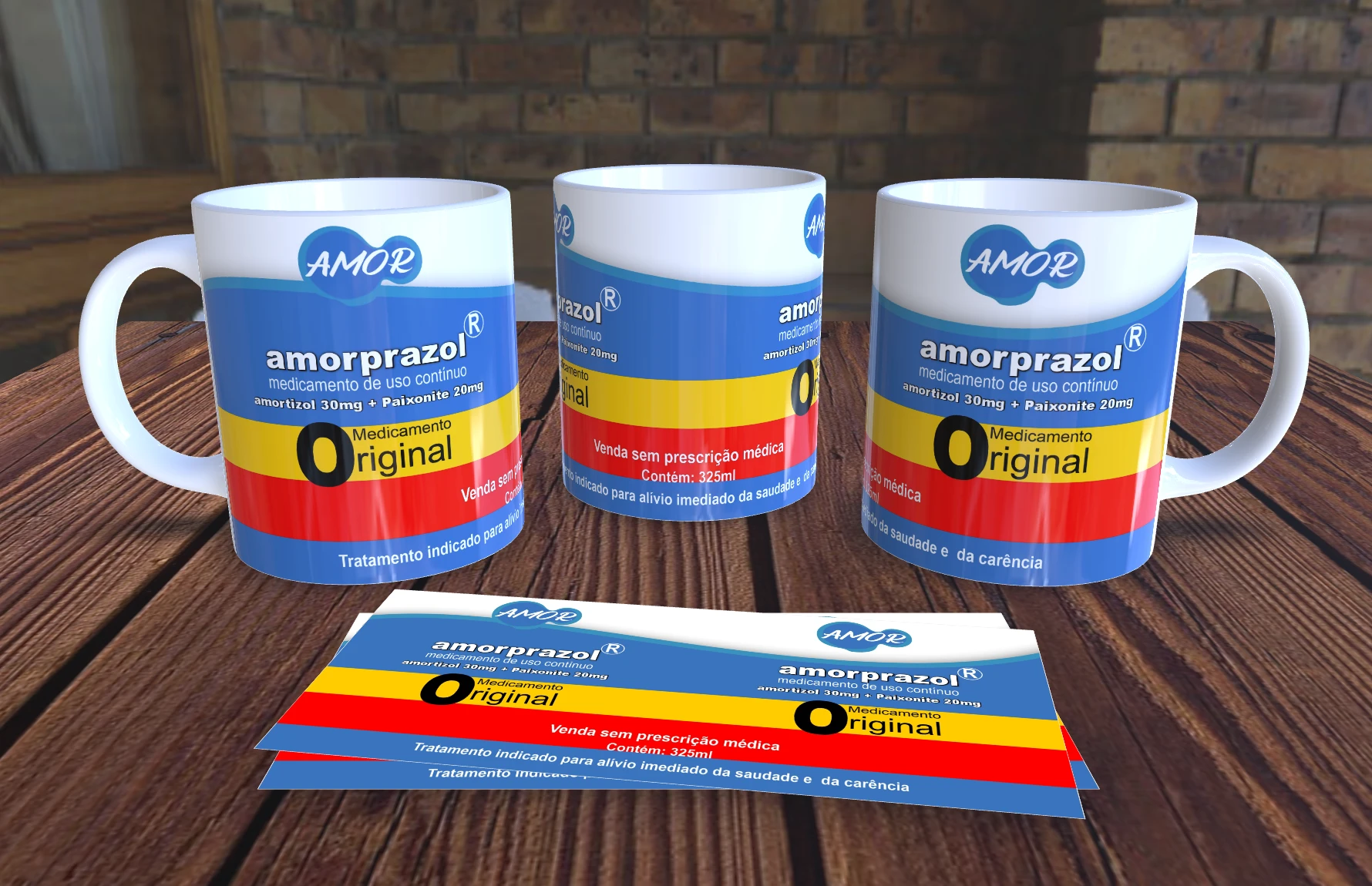 Caneca Personalizada Bula na Caneca - Amorprazol- Presente Criativo